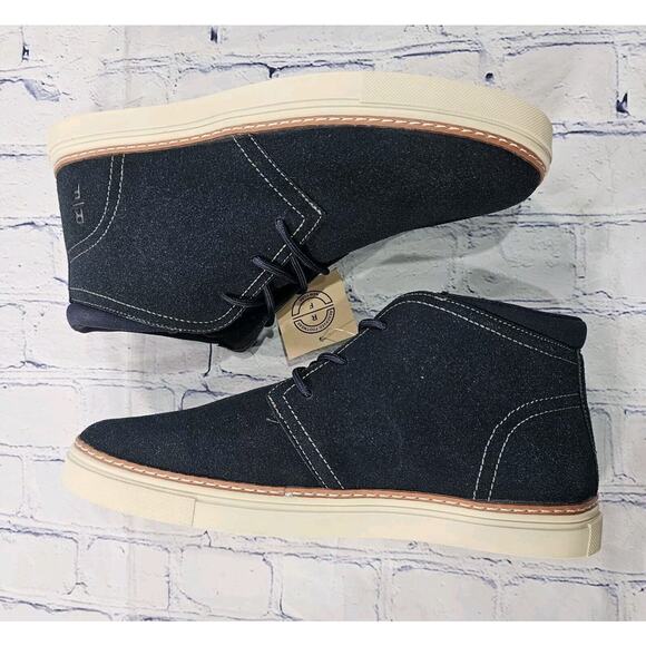 Reserved Footwear MENS SIZE 7.5 RF1207 Chukka Shoes Boots Navy Blue $118 - Picture 7 of 12